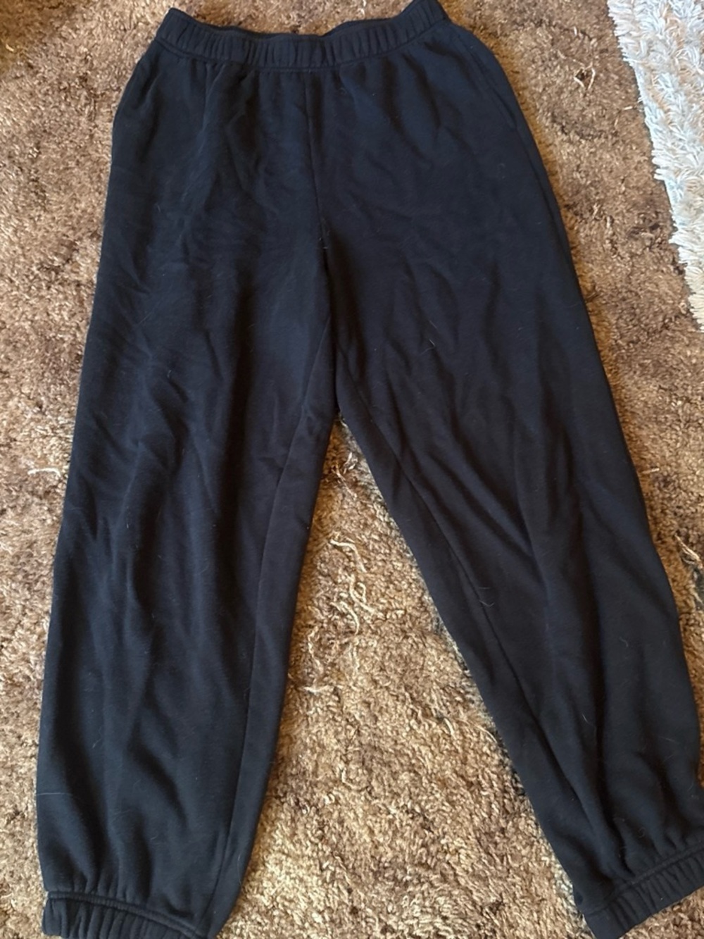 No Boundaries Black Elastic Waist Joggers